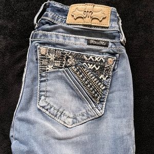 Jeans for sale! Miss me, American eagle, sliver